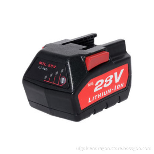 Power Tool Replacement Battery for Milwaukee 28V/2.0Ah/Li-ion/48-11-2830New